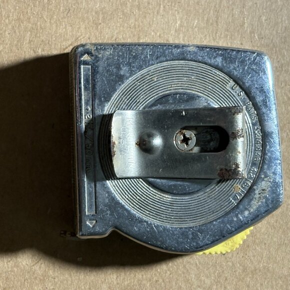 Stanley PowerLock 12 FT Tape Measure Model 33 212 Made in USA Vintage Chrome - Picture 5 of 5